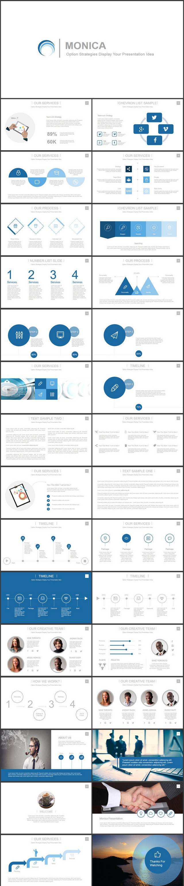 欧美简洁商务通用ppt