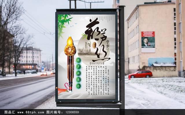 中国风葫芦丝海报