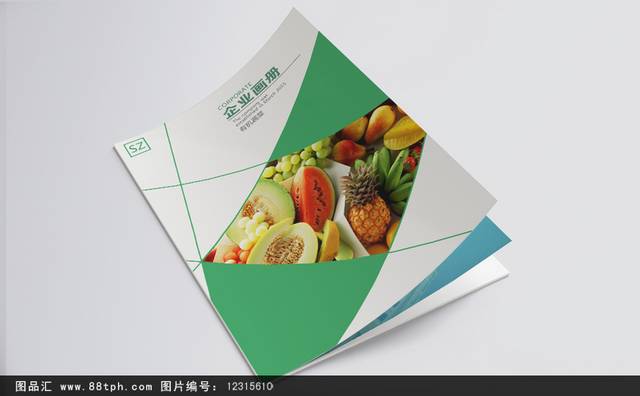 绿色清新集团宣传册画册设计