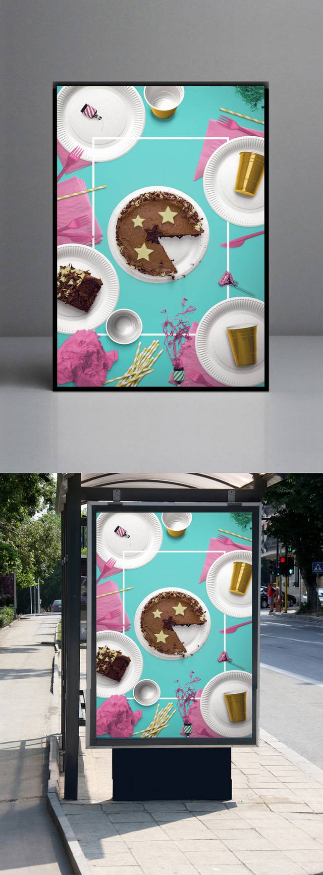 创意甜品蛋糕海报
