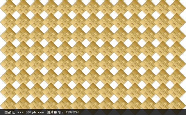 金色复合素材花纹边框