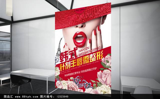 韩式整形宣传海报