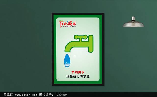 节约用水环保海报
