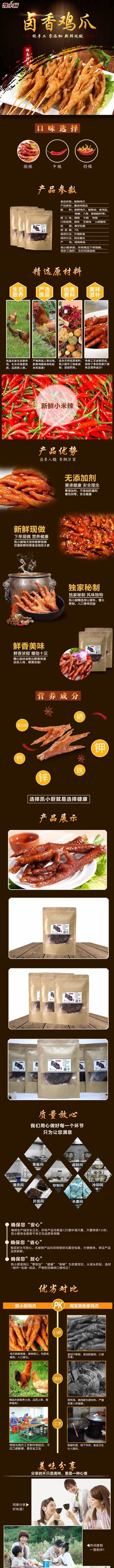 鸡爪淘宝详情页