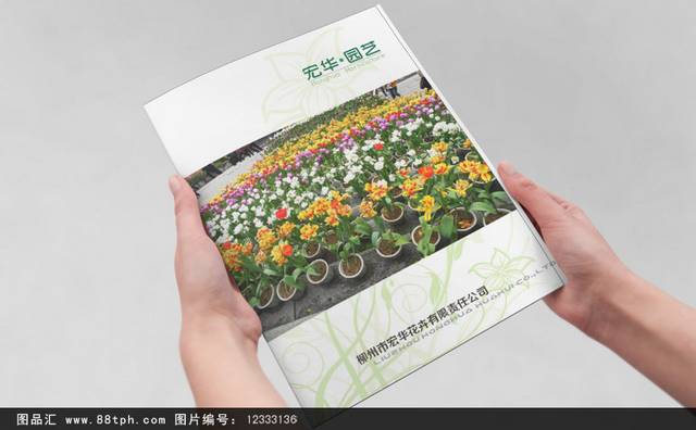 绿植花卉画册设计
