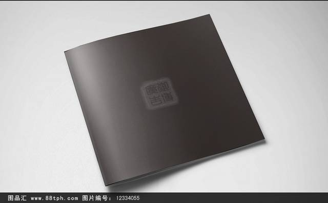 黑色精品广告公司画册