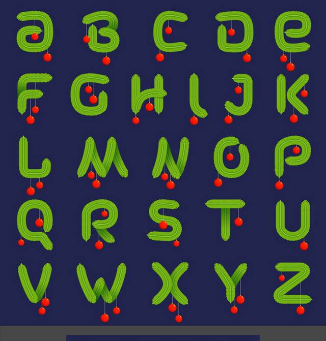 字母艺术字大全