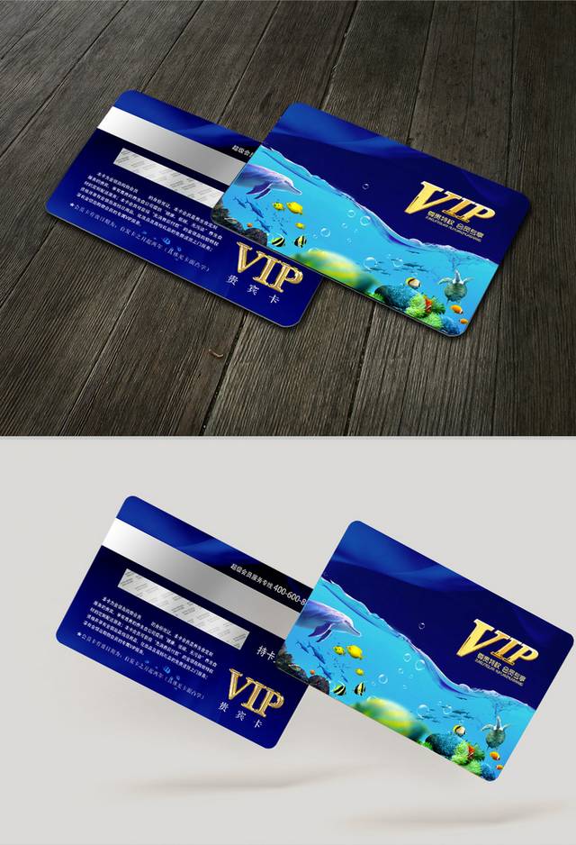 经典蓝色水族馆VIP卡