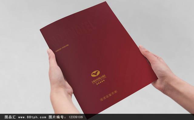 红色大气企业宣传册