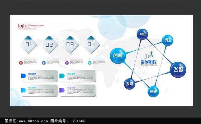 科技公司文化墙