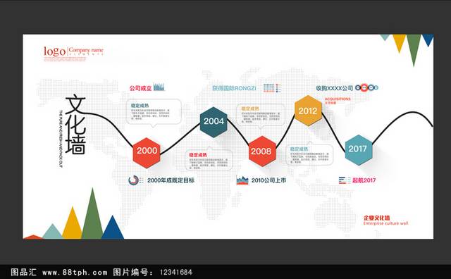 大型公司走廊形象墙