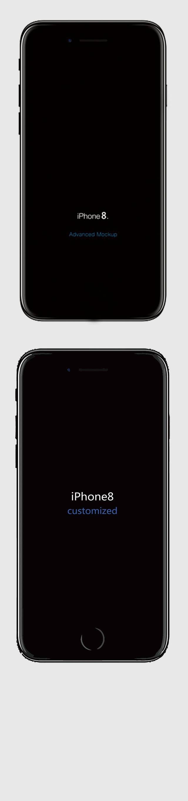黑色iPhone8素材