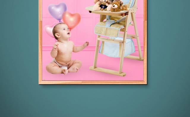 新生儿护理幼儿海报