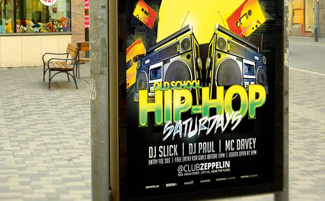 DJ酒吧音乐海报设计