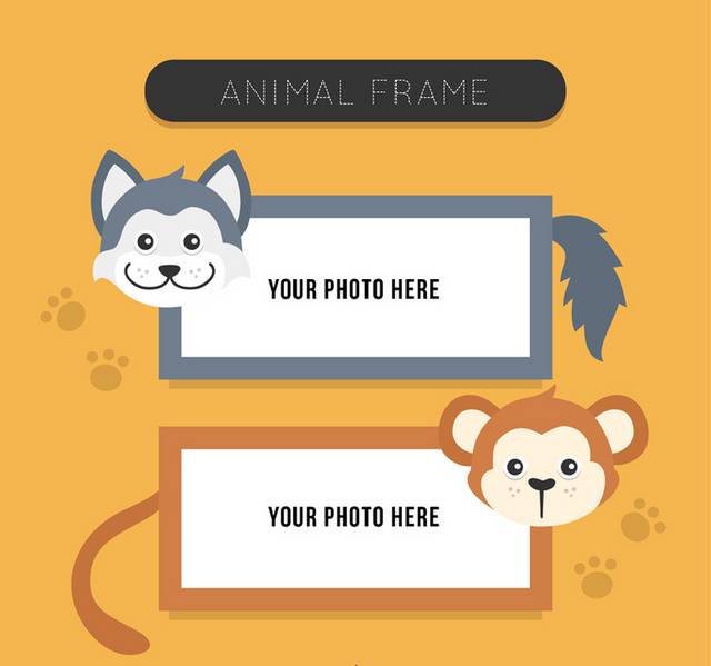 动物照片框架