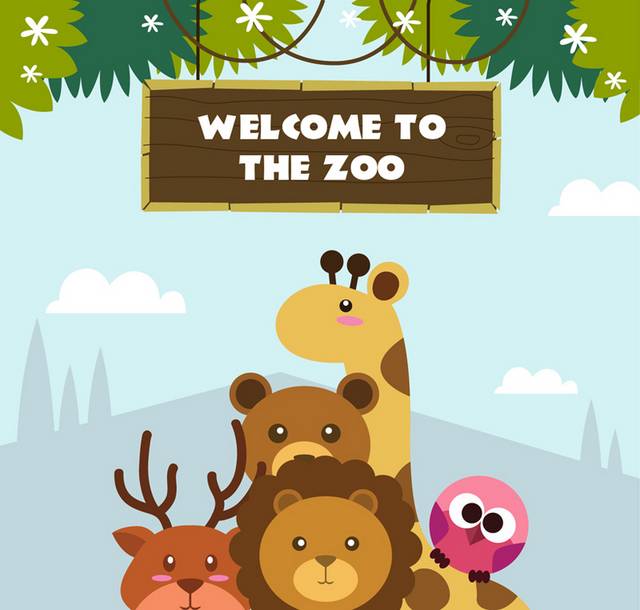 动物园动物设计