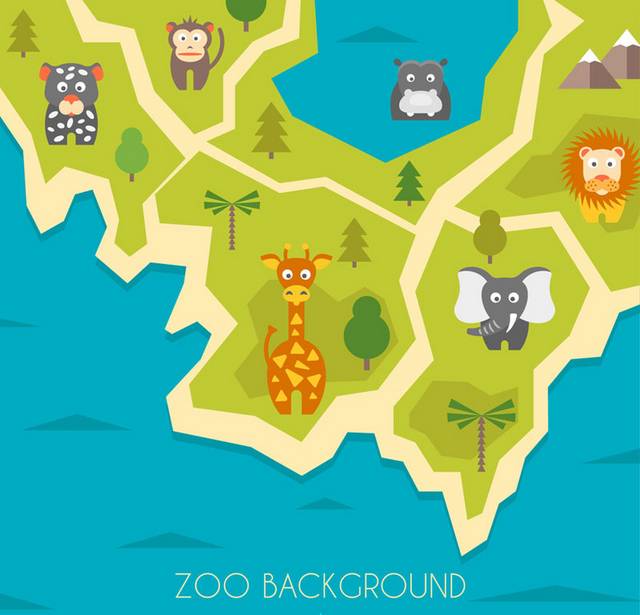 动物园动物分布图