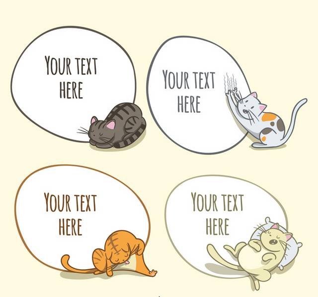 猫咪语言气泡