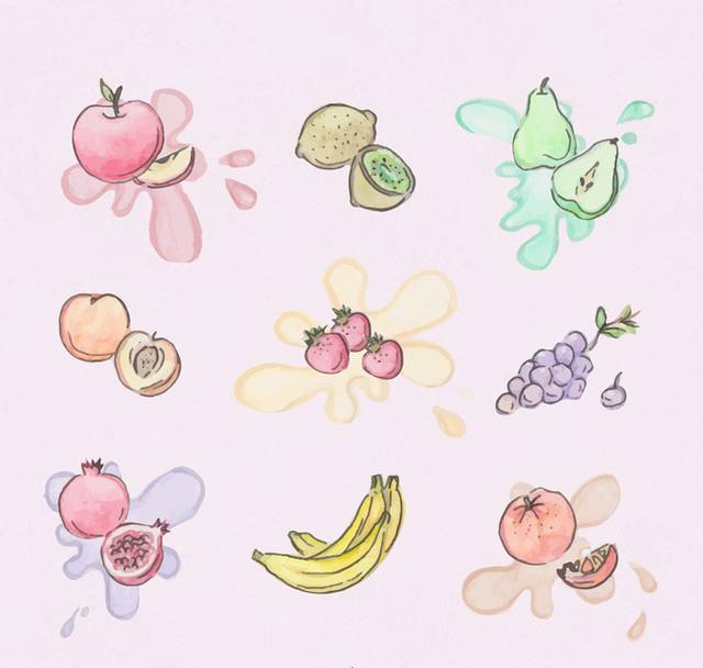 彩绘水果设计