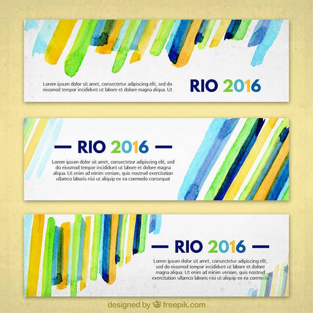 里约奥运会优秀海报