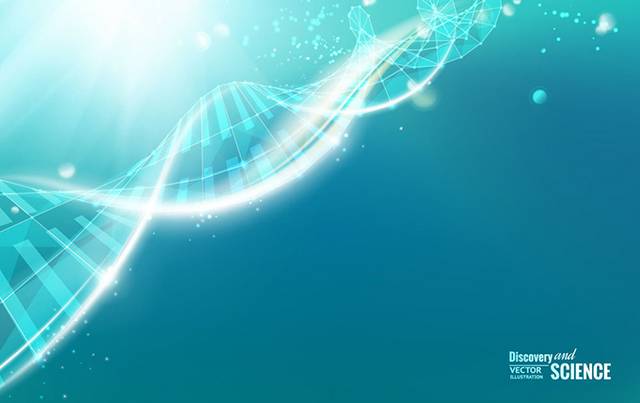 炫彩DNA结构图