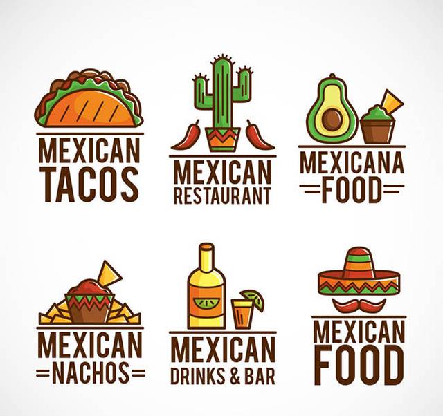 墨西哥食物标志