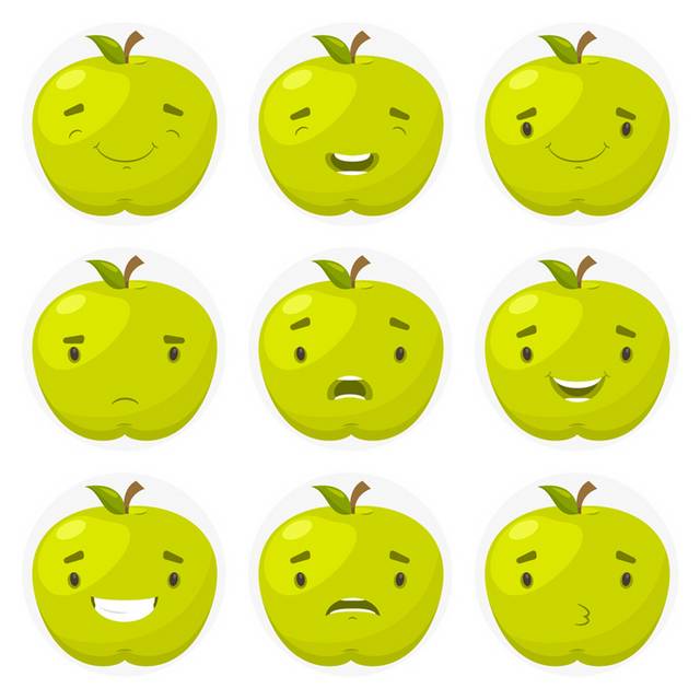 苹果表情图标