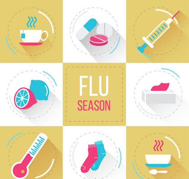 流感季节元素图标