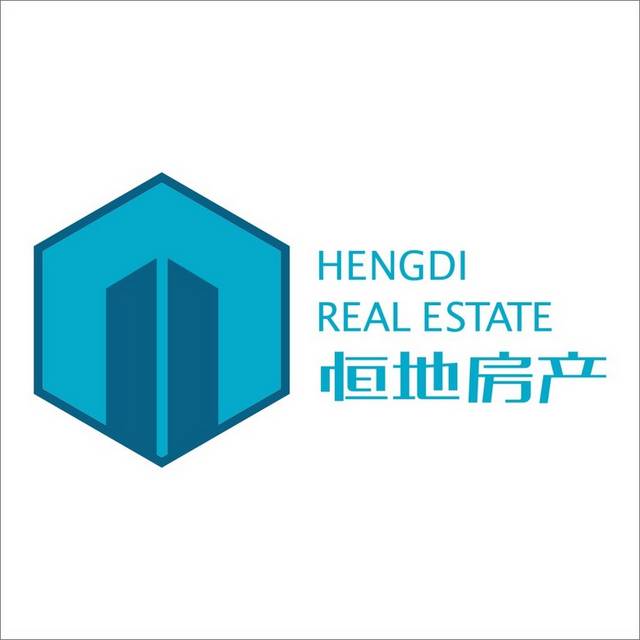 蓝色房地产LOGO