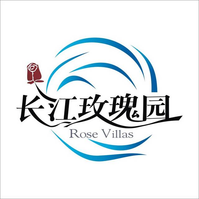 长江玫瑰园LOGO