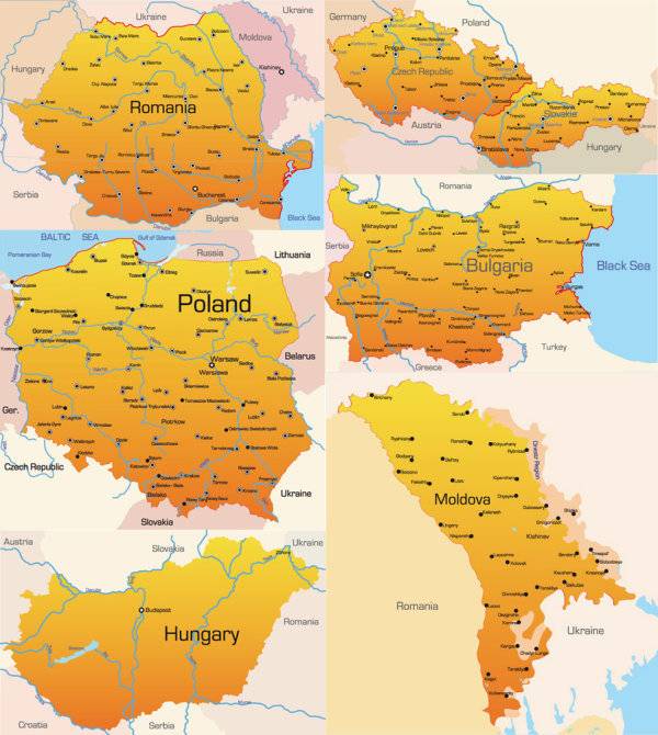 西欧地理地图