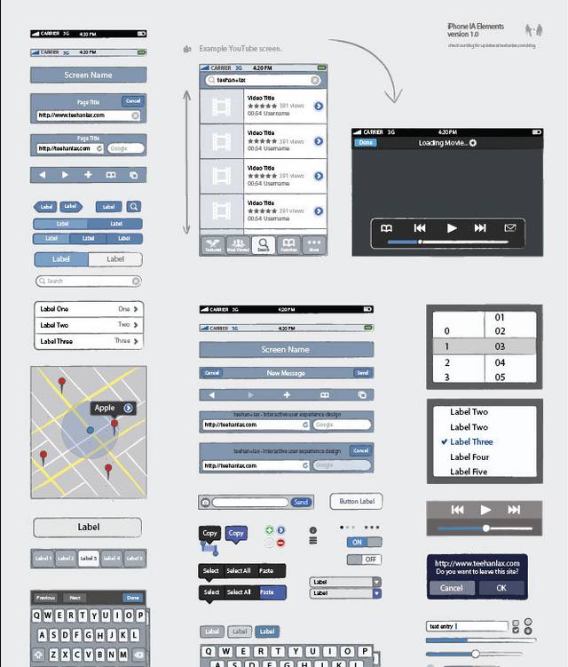 IOS系列UI草稿图