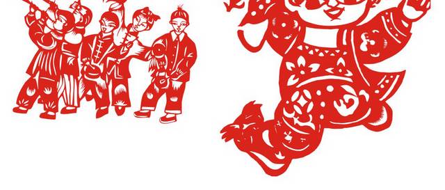 中国传统人物图案矢量素材