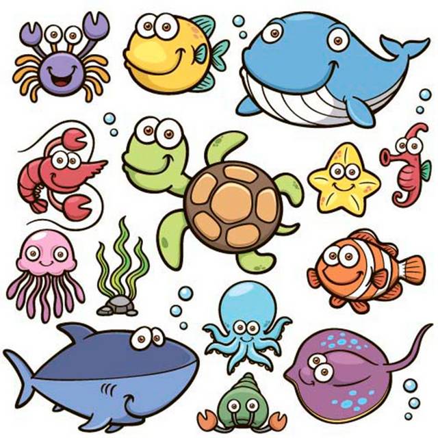 卡通海洋生物11