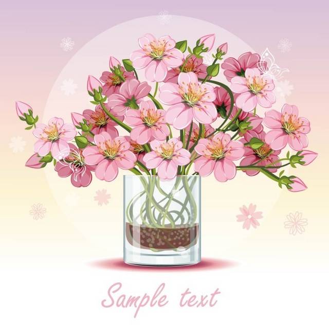 花瓶里的花