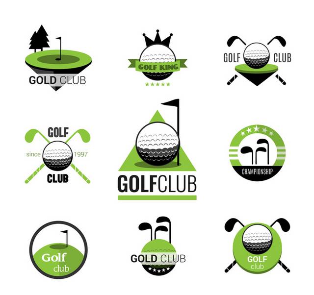 2高尔夫俱乐部标志