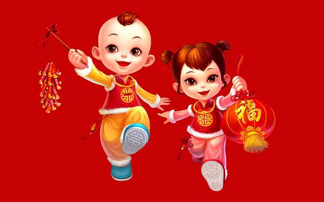 中国娃娃卡通图片