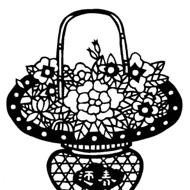 中国元素春节花篮