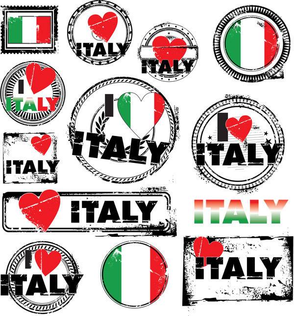 我爱意大利标志