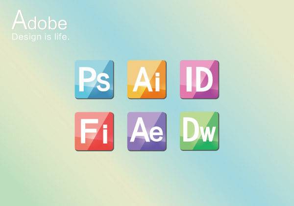 adobe软件图标