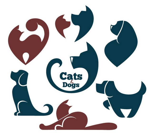 猫和狗标志