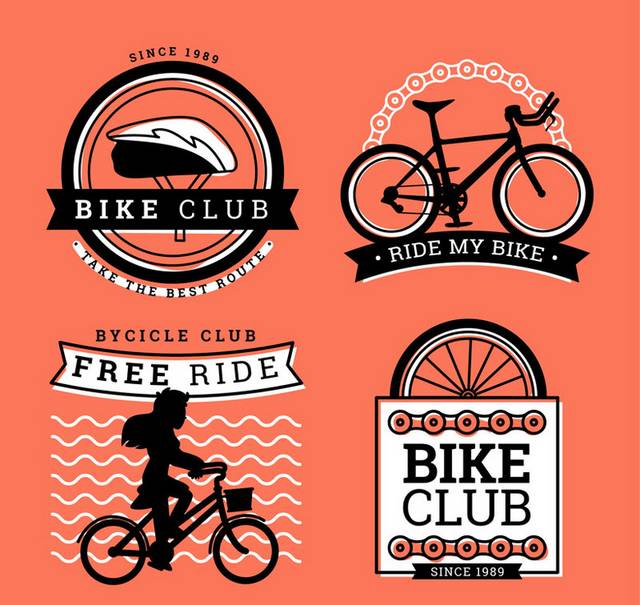 自行车俱乐部标签