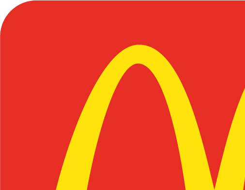 McDonalds麦当劳红底反色版