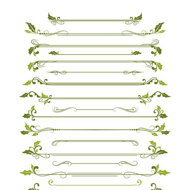 植物花纹设计