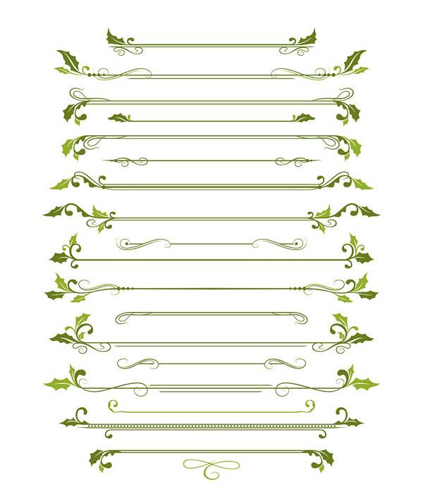 植物花纹设计.