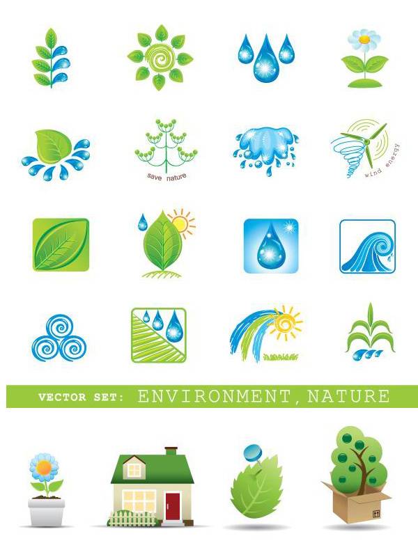 生态环保图标1