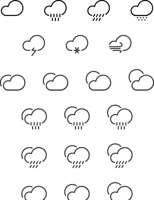 天气图标简单