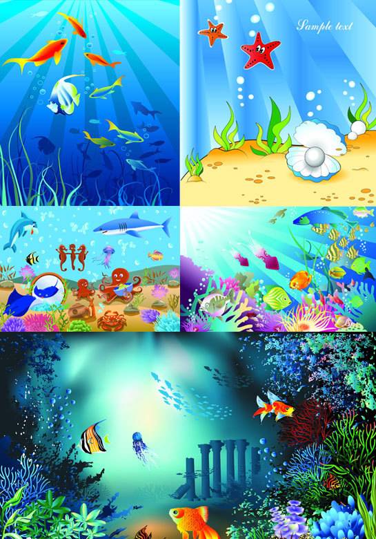 海洋生物矢量3