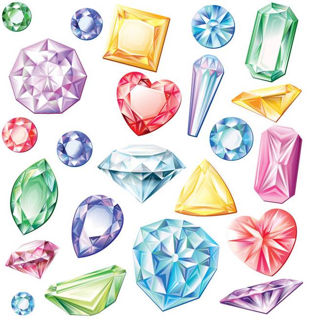 各种炫彩钻石
