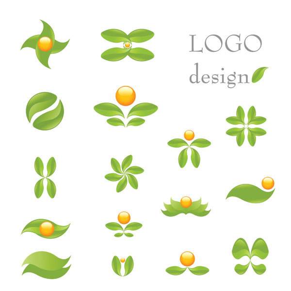 绿叶主题logo